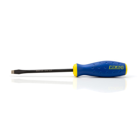 Estwing 5/16" x 6" Slotted Magnetic Diamond Tip Screwdriver with Ergonomic Handle 42447-03